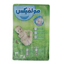 0df5cfe3-aefd-4eff-9206-a5aacc8bb002.jpeg پوشک کودک مولفیکس سایز 3 بسته 38 عددی با 1 بسته دستمال مرطوب مولفیکس