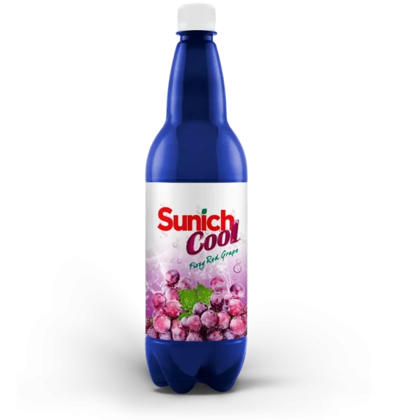 آبمیوه گازدار انگور 1 لیتر پت سن ایچ کول