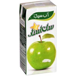 آبمیوه سیب 200 سی سی سان استار