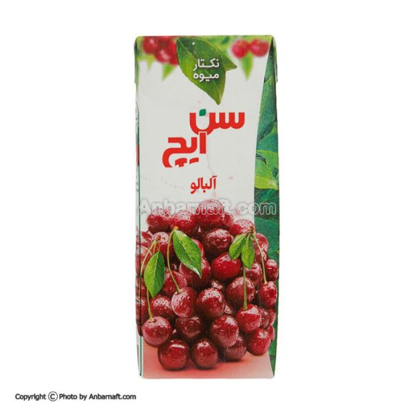Web آبمیوه آلبالو 200 سی سی سن ایچ