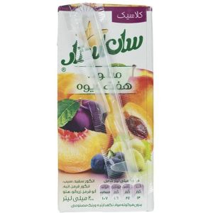 آبمیوه هفت میوه 200 سی سی سان استار